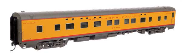 WalthersProto 920-18850 85' Pullman-Standard 4-4-2 Imperial Series Sleeper Plan #4069H -- Southern Pacific / Pullman #9101 (UP yellow, red), HO