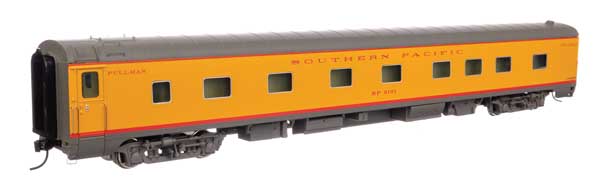 WalthersProto 920-18850 85' Pullman-Standard 4-4-2 Imperial Series Sleeper Plan #4069H -- Southern Pacific / Pullman #9101 (UP yellow, red), HO