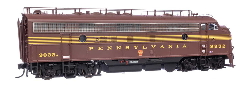 WalthersProto 920-42536 EMD FP7 & F7B - LokSound 5 Sound & DCC -- Pennsylvania Railroad EFP-15 #9832A, EH-15 #9832B (Tuscan 5-Stripe), HO