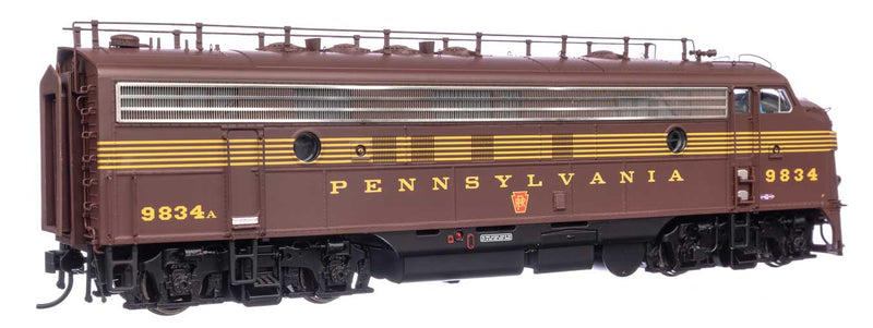 WalthersProto 920-42537 EMD FP7 & F7B - LokSound 5 Sound & DCC -- Pennsylvania Railroad EFH-15 #9834A EH-15 #9834B (Tuscan 5-Stripe), HO