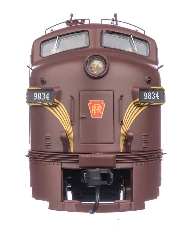 WalthersProto 920-42537 EMD FP7 & F7B - LokSound 5 Sound & DCC -- Pennsylvania Railroad EFH-15 #9834A EH-15 #9834B (Tuscan 5-Stripe), HO