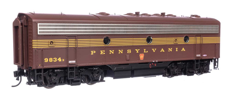 WalthersProto 920-42537 EMD FP7 & F7B - LokSound 5 Sound & DCC -- Pennsylvania Railroad EFH-15 #9834A EH-15 #9834B (Tuscan 5-Stripe), HO