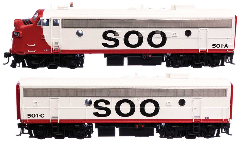 PREORDER WalthersProto 920-42555 EMD FP7 & F7B - LokSound 5 Sound & DCC -- Soo Line