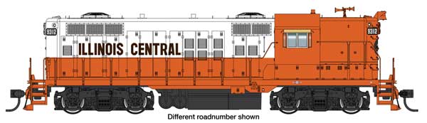 WalthersProto 920-42806 EMD GP9 with LokSound 5 Sound & DCC -- Illinois Central