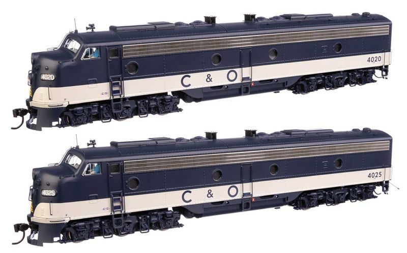 WalthersProto 920-42910 EMD E8 A-A with LokSound 5 Sound & DCC -- Chesapeake & Ohio