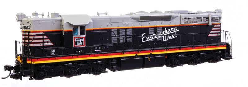 WalthersProto 920-48701 EMD SD9 - Standard DC -- Chicago, Burlington & Quincy
