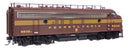 WalthersProto 920-49536 EMD FP7 & F7B Standard DC (No Sound) - Pennsylvania Railroad EFP-15 #9832A, EH-15 #9832B (Tuscan 5-Stripe), HO
