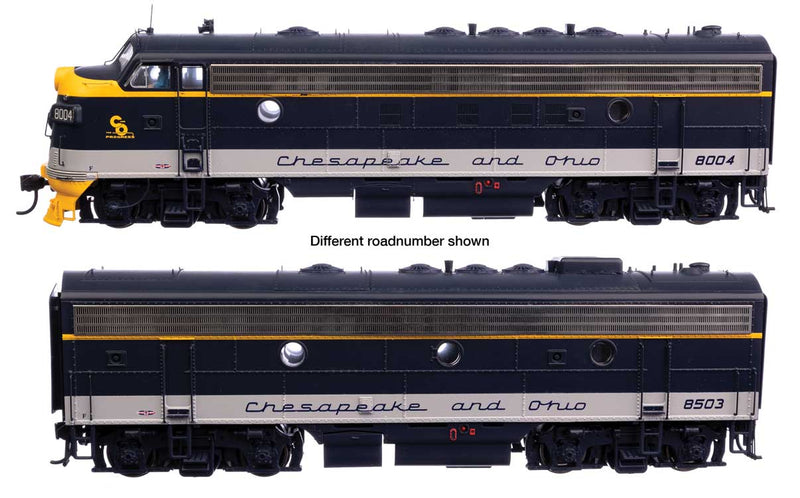 PREORDER WalthersProto 920-49546 EMD FP7 & F7B Standard DC -- Chesapeake & Ohio