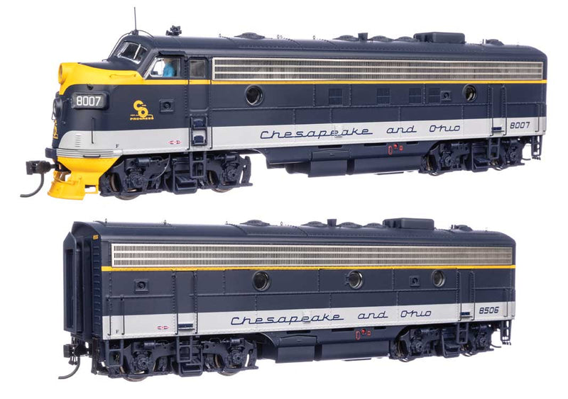 WalthersProto 920-49547 EMD FP7 & F7B Standard DC -- Chesapeake & Ohio