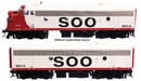 PREORDER WalthersProto 920-49554 EMD FP7 & F7B Standard DC -- EMD FP7 & F7B Standard DC -- Soo Line