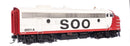 Walthers Proto HO 920-49554 EMD FP7 & F7B, Soo Line