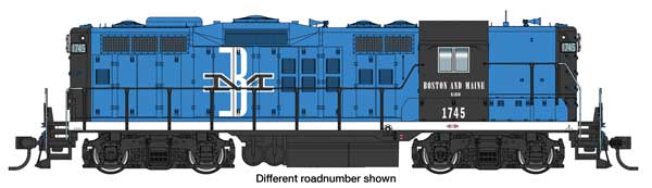 WalthersProto 920-49801 EMD GP9 - Standard DC -- Boston & Maine