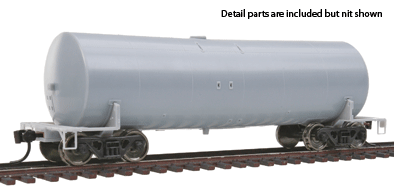 Walthers HO 920-100000 40' Trinity 14,000-Gallon Molten Sulfur Tank Car, Undecorated