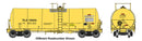 PREORDER WalthersProto 920-100074 HO 40' Trinity 14,000-Gallon Molten Sulfur Tank Car - Ready to Run -- Trinity Leasing (YLW)