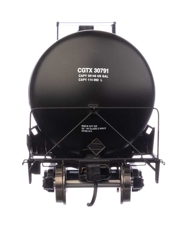 WalthersProto 920-100628  55' Trinity 30,145-Gallon Tank Car - Ready to Run -- Canadian General Transit CGTX