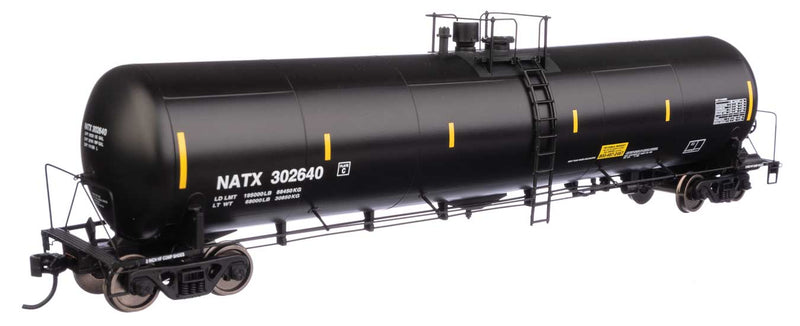 WalthersProto 920-100634  55' Trinity 30,145-Gallon Tank Car - Ready to Run -- North American Tank Line NATX