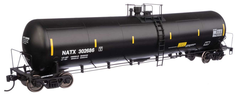 WalthersProto 920-100636  55' Trinity 30,145-Gallon Tank Car - Ready to Run -- North American Tank Line NATX