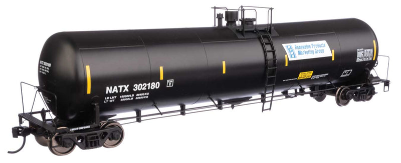 WalthersProto 920-100638  55' Trinity 30,145-Gallon Tank Car - Ready to Run -- Renewable Products NATX