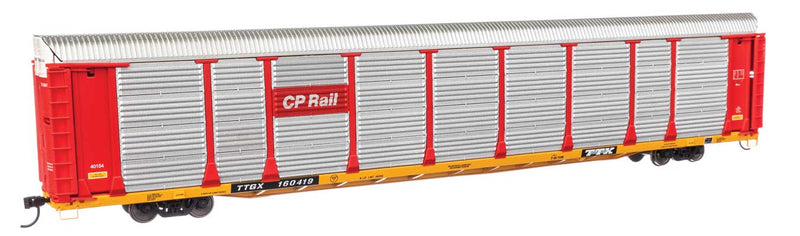 WalthersProto 920-101512 89' Thrall Bi-Level Auto Carrier - Ready To Run -- Canadian Pacific TTGX