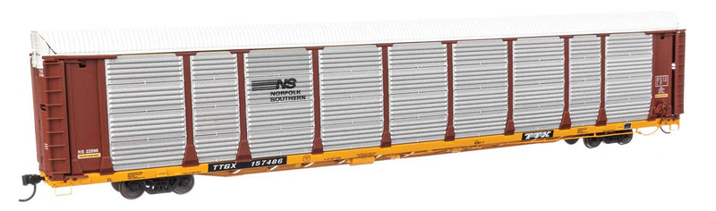 WalthersProto 920-101524 89' Thrall Bi-Level Auto Carrier - Ready To Run -- Norfolk Southern TTGX