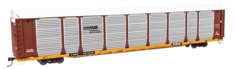 WalthersProto 920-101525 89' Thrall Bi-Level Auto Carrier - Ready To Run -- Norfolk Southern TTGX