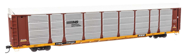 WalthersProto 920-101526 89' Thrall Bi-Level Auto Carrier - Ready To Run -- Norfolk Southern TTGX