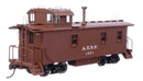 WalthersProto 920-103206 30' ATSF 1300-Series Wood Waycar (Caboose) - Ready to Run - Santa Fe - A. T. & S. F.