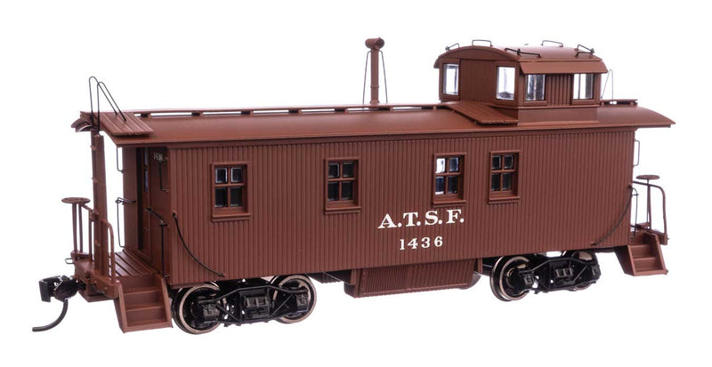 WalthersProto 920-103207 30' ATSF 1300-Series Wood Caboose - Ready to Run -- Santa Fe A.T.S.F.