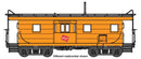 WalthersProto 920-103654 Milwaukee Road Rib Sided Caboose - Milwaukee Road