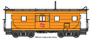 WalthersProto 920-103658 Milwaukee Road Rib Sided Caboose -- Milwaukee Road