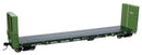 WalthersProto 920-104344 50' CC&F Bulkhead Flatcar - Ready to Run -- British Columbia BCIT