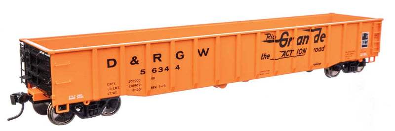 WalthersProto 920-105509 53' Thrall Gondola - Ready to Run -- Denver & Rio Grande Western(TM)