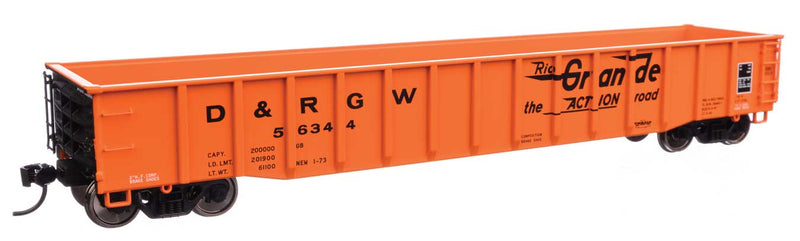 WalthersProto 920-105509 53' Thrall Gondola - Ready to Run -- Denver & Rio Grande Western(TM)