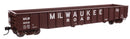 WalthersProto 920-105516 53' Thrall Gondola - Ready to Run -- Milwaukee Road
