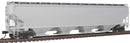 Walthers Proto HO 105800 67' Trinity 6351 4-Bay Covered Hopper, Undecorated/Unlettered