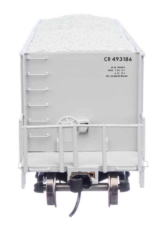 WalthersProto 920-106033 HO 40' Ortner 100-Ton Open Aggregate Hopper - Ready to Run - Conrail