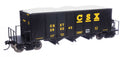 WalthersProto 920-106034 HO 40' Ortner 100-Ton Open Aggregate Hopper - Ready to Run - CSX