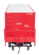 WalthersProto 920-106037 HO 40' Ortner 100-Ton Open Aggregate Hopper - Ready to Run - Florida East Coast