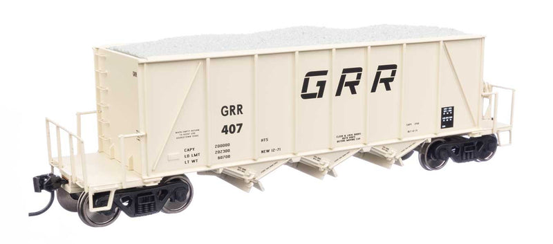 WalthersProto 920-106040 HO 40' Ortner 100-Ton Open Aggregate Hopper - Ready to Run - Georgetown Railroad