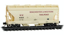 Micro-Trains N 09200570 2-Bay Covered Hopper, Winchester & Western