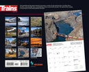 Kalmbach Publishing 68216 2026 Trains Across America Calendar, 12 Month Calendar, 13 x 10-1/2"