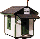 B.T.S. HO 27107 Southern Railway Team Track Office, 1-5/8 x 2" 4.1 x 5.1cm