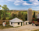 PREORDER Walthers Cornerstone HO 933-3350 Farm House Details, Pump, Milk, Store, Outhouse (Kit)