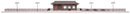 PREORDER Walthers Cornerstone HO 933-3392 Amtrak Rural Station Kit