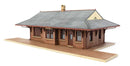 Walthers Cornerstone 933-3553 Pennsylvania System Brick Combination Station - Kit, HO