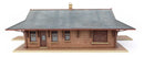 Walthers Cornerstone 933-3553 Pennsylvania System Brick Combination Station - Kit, HO