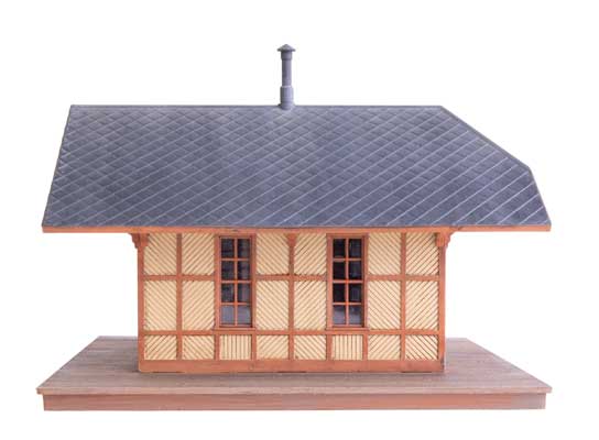 Walthers Cornerstone 933-3555 HO Victoria Springs Station - Kit - 4-7/16 x 3-13/16 x 3-5/16"  11.2 x 9.6 x 8.4cm