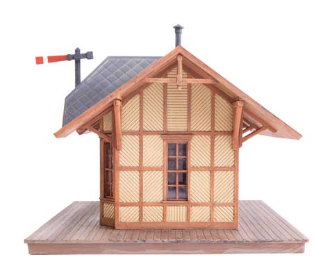 Walthers Cornerstone 933-3555 HO Victoria Springs Station - Kit - 4-7/16 x 3-13/16 x 3-5/16"  11.2 x 9.6 x 8.4cm