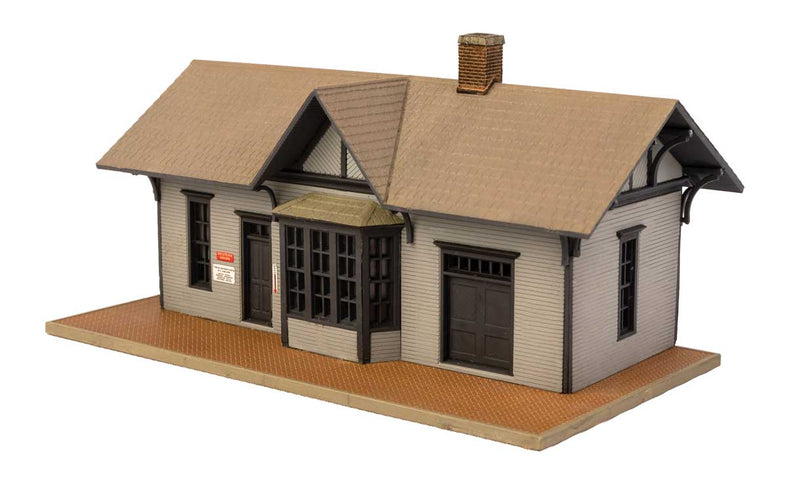 Walthers Cornerstone 933-3894 Golden Valley Depot -- Kit - 4 x 2-1/8 x 2" 10.1 x 5.3 x 5cm, N