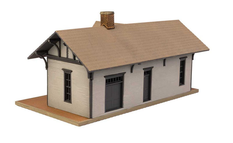 Walthers Cornerstone 933-3894 Golden Valley Depot -- Kit - 4 x 2-1/8 x 2" 10.1 x 5.3 x 5cm, N